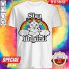 Funny LGBT Satan Baphomet Stay Magical shirt