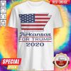 Nice Arkansas For Donald Trump 2020 Flag Shirt