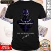 Actor Chadwick Boseman The Black Panther Marvel Shirt