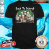 Horror Movie Character Back To School Shirt