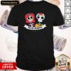Couple Sugar Skeletons Day Dead Dia De Muertos Shirt
