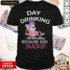 Flamingo Day Drinking Because 2020 Sucks Shirt