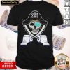 Halloween Toilet Paper Skull Pirate Shirt