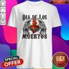 Mexian Day Dead Colorful Sugar Skull Shirt