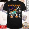 Dabbing Pumpkin Wearing A Mask Halloween Can't Mask Trick Shirt