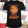 Halloween My Broomstick Runs On Dutch Bros Moon Shirt