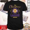NBA Finals Champions 2020 Los Angeles Lakers Shirt