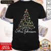 First Christmas As Mrs. Johnsson Tree Light Shirt- Design By Romancetees.com