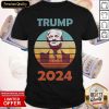 Good Trump 2024 Vintage Sunset Retro Shirt- Design By Romancetees.com
