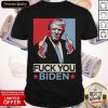 Hot Donald Trump Fuck You Joe Biden Stars Shirt- Design By Romancetees.com
