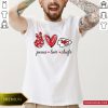 Peace Love Kansas City Chiefs Classic Men's T-Shirt- Design By Romancetees.com