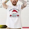 Santa Face Mask Merry And Masked Restorative Aide Christmas Shirt- Design By Romancetees.com