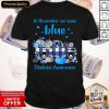 Top Diabetes Awareness In November We Wear Blue Pumpkin Shirt- Design By Romancetees.com