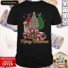 Top Santa Dog Merry Christmas Tree Shirt- Design By Romancetees.com