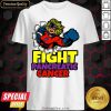 Fight Pancreatic Cancer Purple Ribbon Women Girls Shirt- Design By Romancetees.com
