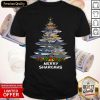 Sharks Tree Merry Sharkmas Shirt- Design By Romancetees.com