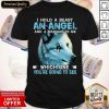 Wolf I Hold A Beast An Angel And A Madman In Me Which One You’re Going To See Depends On You Shirt- Design By Romancetees.com