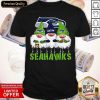 Gnomies Seattle Seahawks Christmas Shirt- Design By Romancetees.com