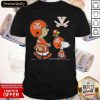 The Peanuts Charlie Brown And Snoopy Woodstock Virginia Cavaliers Football Shirt- Design By Romancetees.com