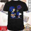 The Peanuts Charlie Brown And Snoopy Woodstock Boise State Broncos Football Shirt- Design By Romancetees.com