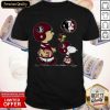The Peanuts Charlie Brown And Snoopy Woodstock Florida State Seminoles Football Shirt- Design By Romancetees.com