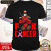 Deadpool Fuck Breast Cancer Shirt- Design By Romancetees.com
