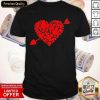 Mickey Mouse Hearts Valentine Red Shirt