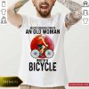 Never Underestimate An Old Woman With A Bicycle Shirt