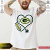 Heartbeat Nurse Green Bay Packers Shirt