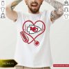 Kansas City Chiefs Nurse Stethoscope Heart Shirt