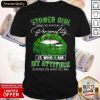Stoner Girl Make No Mistake My Personality Is Who I Am My Attitude Depends On Who You Are Lips Canabis Shirt- Design By Romancetees.com
