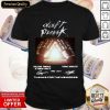 Daft Punk 1993 2021 Thanks For The Memories Shirt