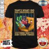 Vip Rottweiler I Read Books I Drink Wine And I Know Things Shirt