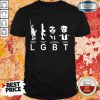 Top LGBT Liberty Guns Bolso Naso Trump Shirt