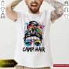 Girl Camping Camp Hair Shirt