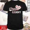 Softball Volleyball Gammy Heart Shirt