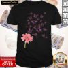 Cute Flower And Butterfly Shirt