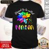 Flower Heart Blessed To Be Called Nana Shirt