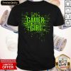 Gamer Girl Green Cyber Circuit Shirt