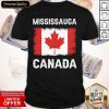 Mississauga Lover Canada Flag Maple Leaves Shirt