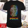 Native American LGBT Fingerprint Pride Shirt