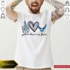 Peace Love Air Force Graphic Shirt