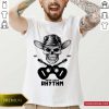 Cowboy Guitar Vintage 30s Skull Shirt